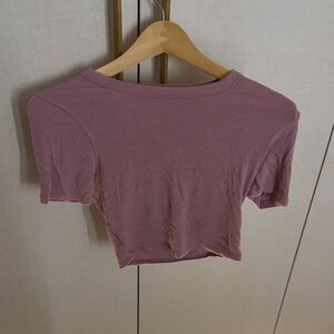 lululemon athletica Dusty Pink Crop Top